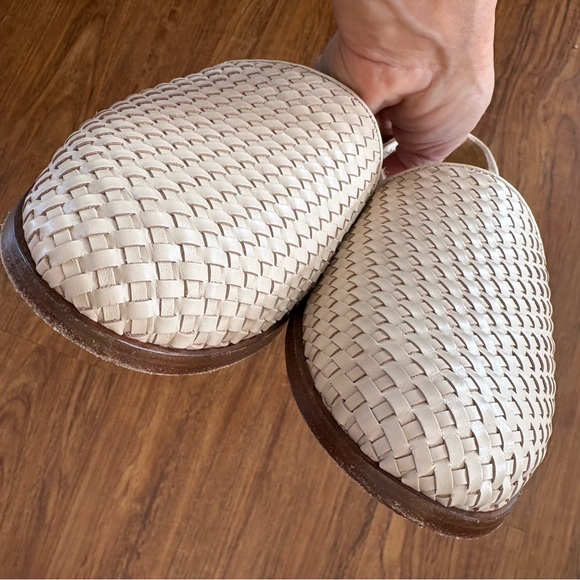 Nisolo Mara Bone Woven Leather Loafers Size 11.5 EUC - Picture 11 of 16